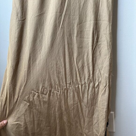 Line & Dot Revolve Slip Dress Womens S Sleeveless Midi Satin Fairy Coquette Y2K - Picture 5 of 14